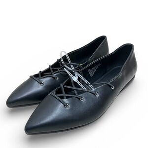 Aerosoles Diletta ballet flats in black, CORSET STYLE Closure Size 9, NWT